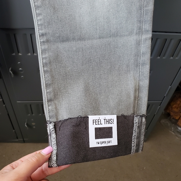 High waisted slim gray jeans - Picture 10 of 11